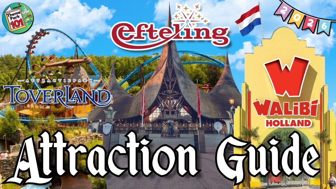 You HAVE to visit these INCREDIBLE Theme Parks in The Netherlands!