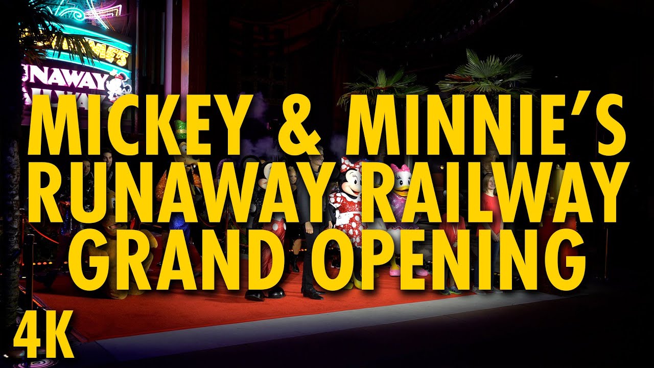 Mickey & Minnie's Runaway Railway Grand Opening Moment | Walt Disney World