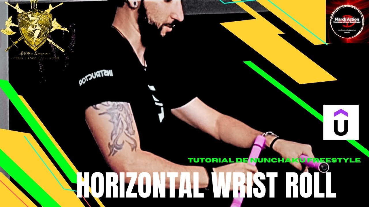 Tutorial Nunchaku Freestyle - Horizontal Wrist Roll (Español) + Sorteo Nunchaku 🟡