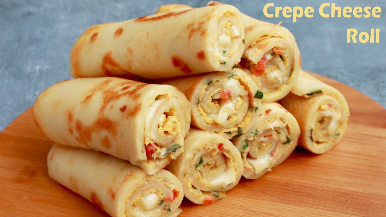 মাত্র ৫ মিনিটে সকালের নাস্তা তৈরির রেসিপি | Easy Nasta Recipe | Crepe Egg Roll Recipe