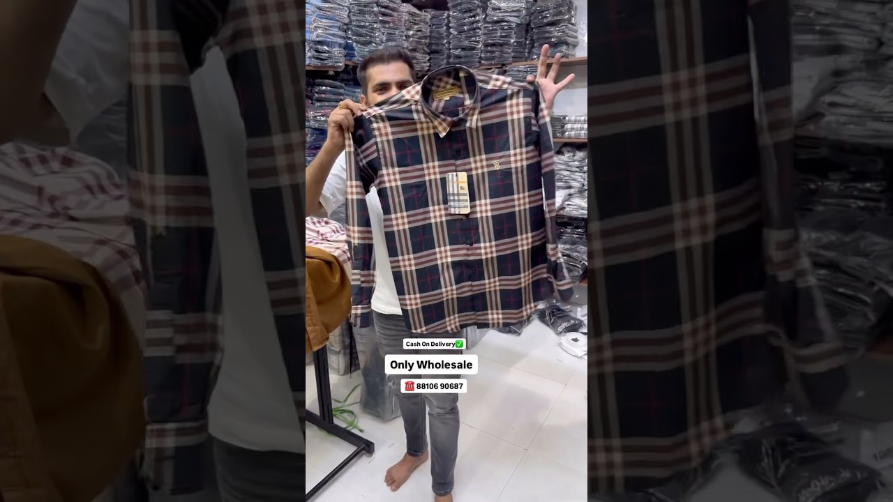 Biggest Branded Shirts Manufacturer in Delhi🔥 Tank Road Shirts Wholesale Market