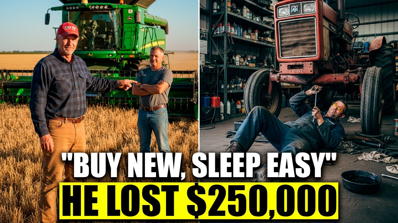 My Neighbor Bought a NEW Combine. I Bought USED. 10 Years Later He LOST $250,000! Here's How!