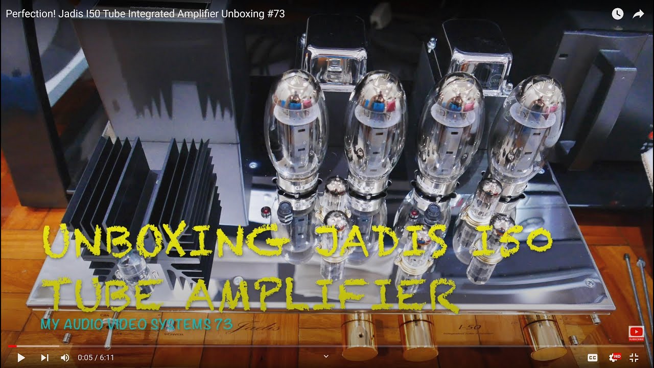 Perfection! Jadis i50 Tube Integrated Amplifier Unboxing #73