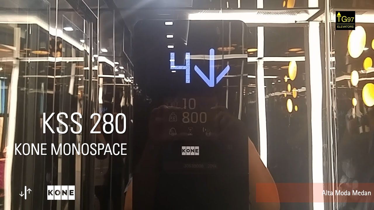 [TG97] KONE MonoSpace Elevator at Alta Moda, Medan
