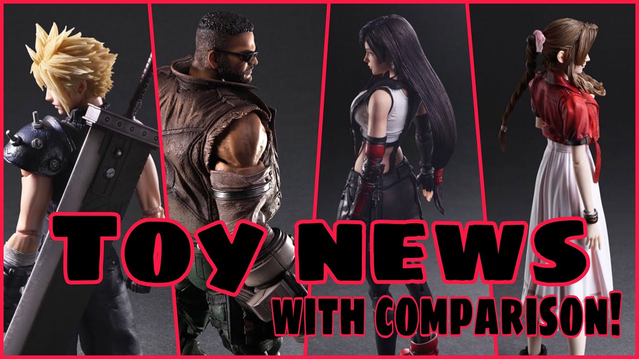TOY NEWS: Play Arts Kai Final Fantasy VII Remake Cloud, Tifa, Barrett and Aerith Action Figures