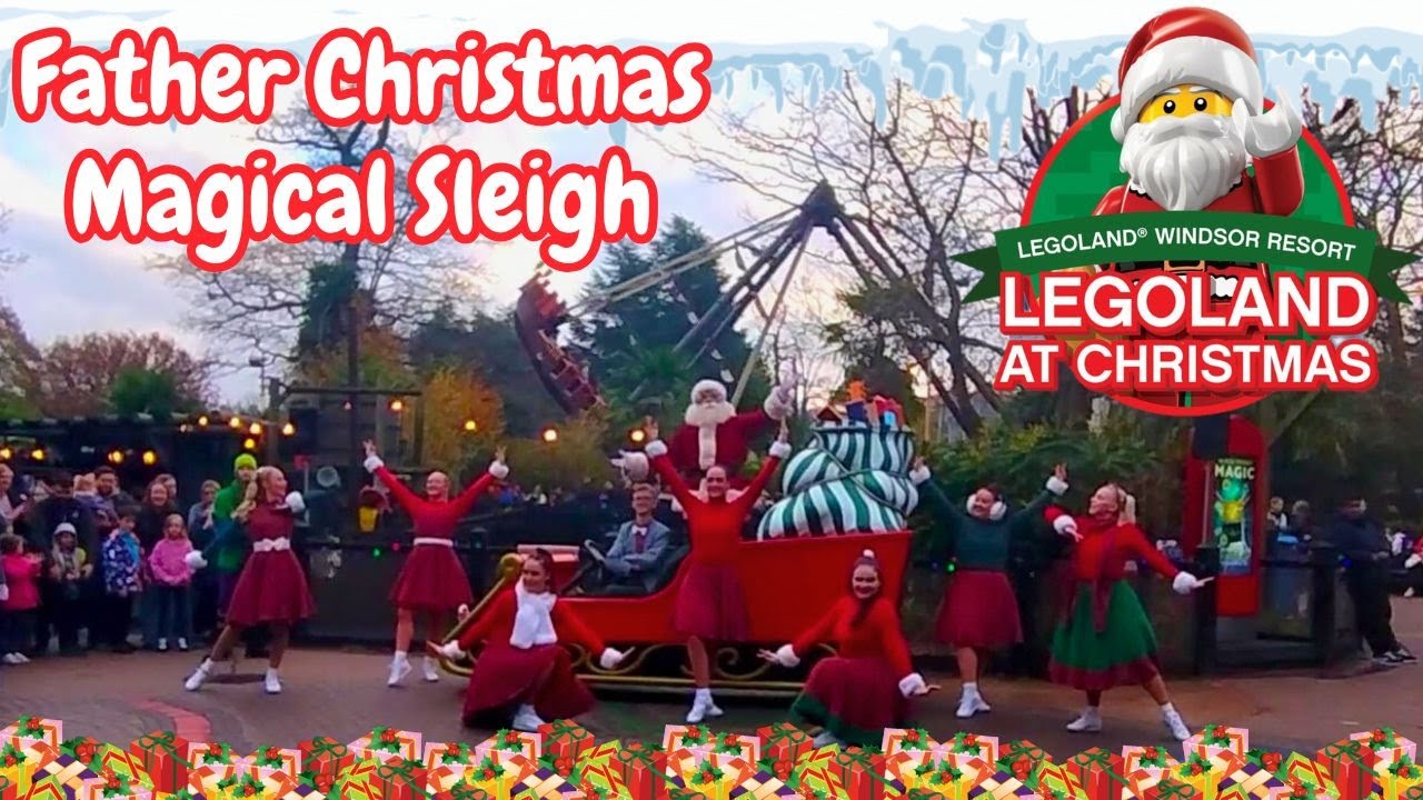 Father Christmas Magical Sleigh: Legoland at Christmas 2024 at Legoland Windsor Resort