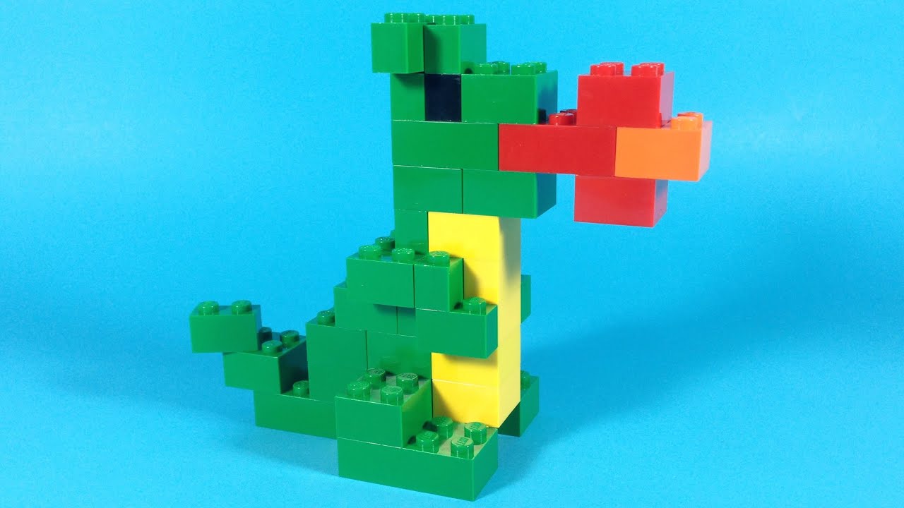 How To Build Lego DRAGON - 6177 LEGO&reg; Basic Bricks Deluxe Projects