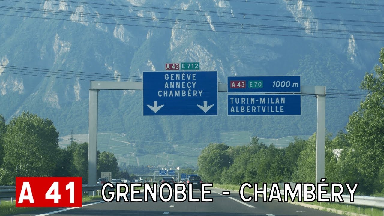 France (F): A41 Grenoble - Chambéry