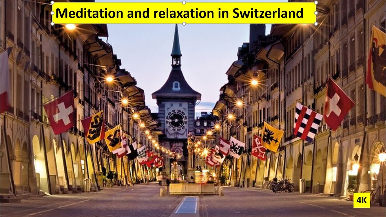 Relaxing Walk Through Switzerland, Calm Streets & Peaceful Music. @WorldofGermany-1  #relaxing