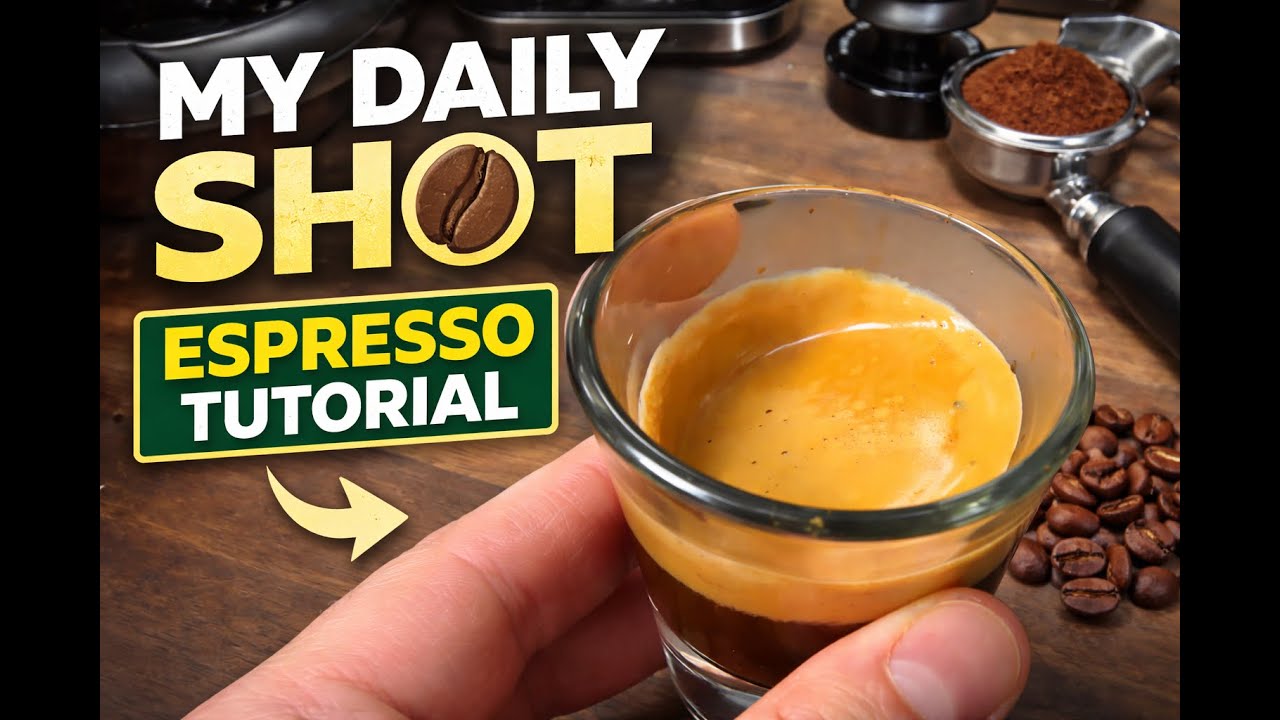 Daily Espresso Routine & Tutorial | Relaxing ASMR Coffee (Breville Bambino)
