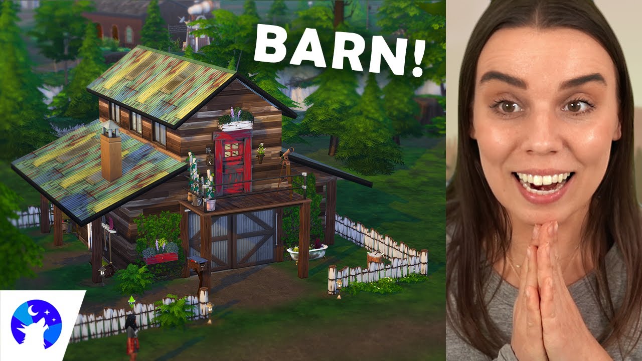 I tried to build a Converted Barn Home! (The Sims 4 Werewolves)