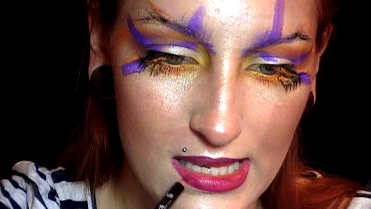 Artistic Editorial Color Burst Makeup tutorial