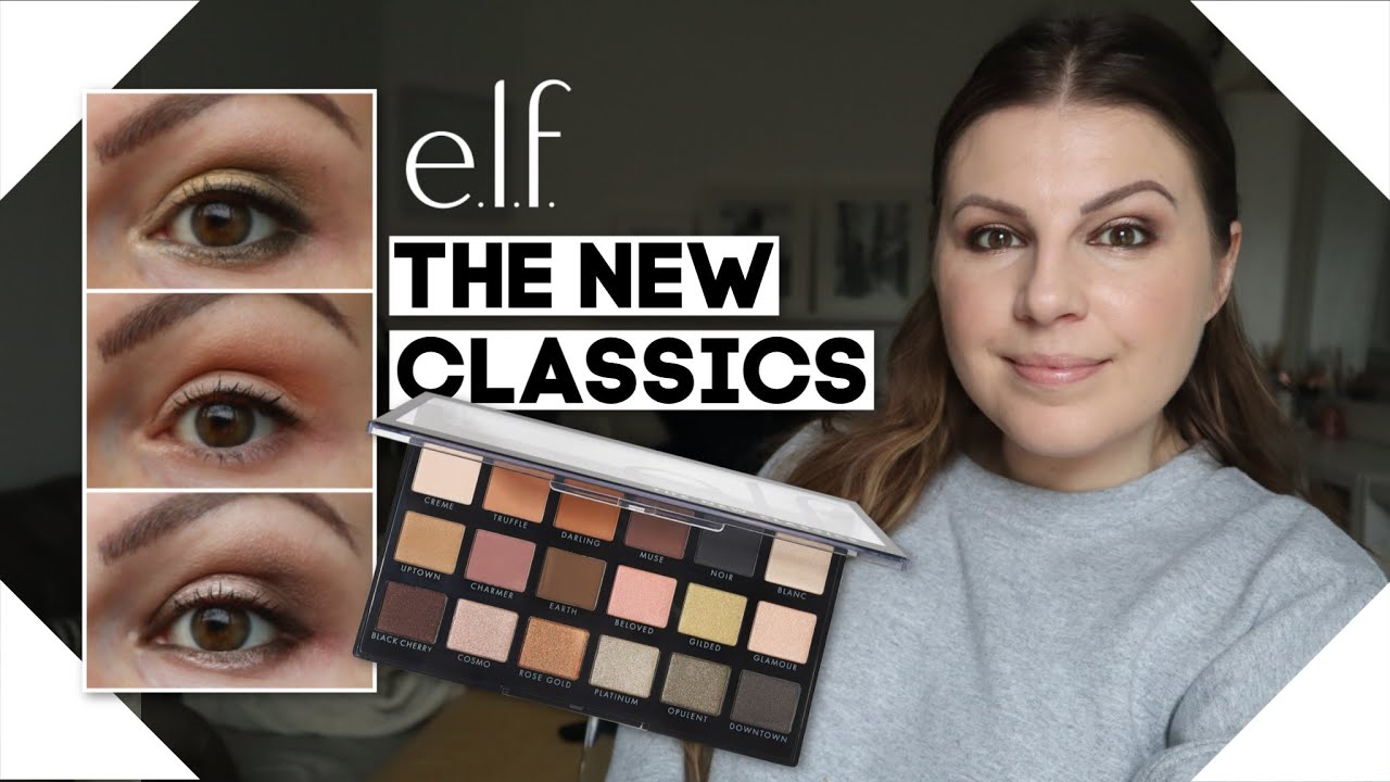 Elf New Classics Palette REVIEW / 3 Looks For Hooded Eyes
