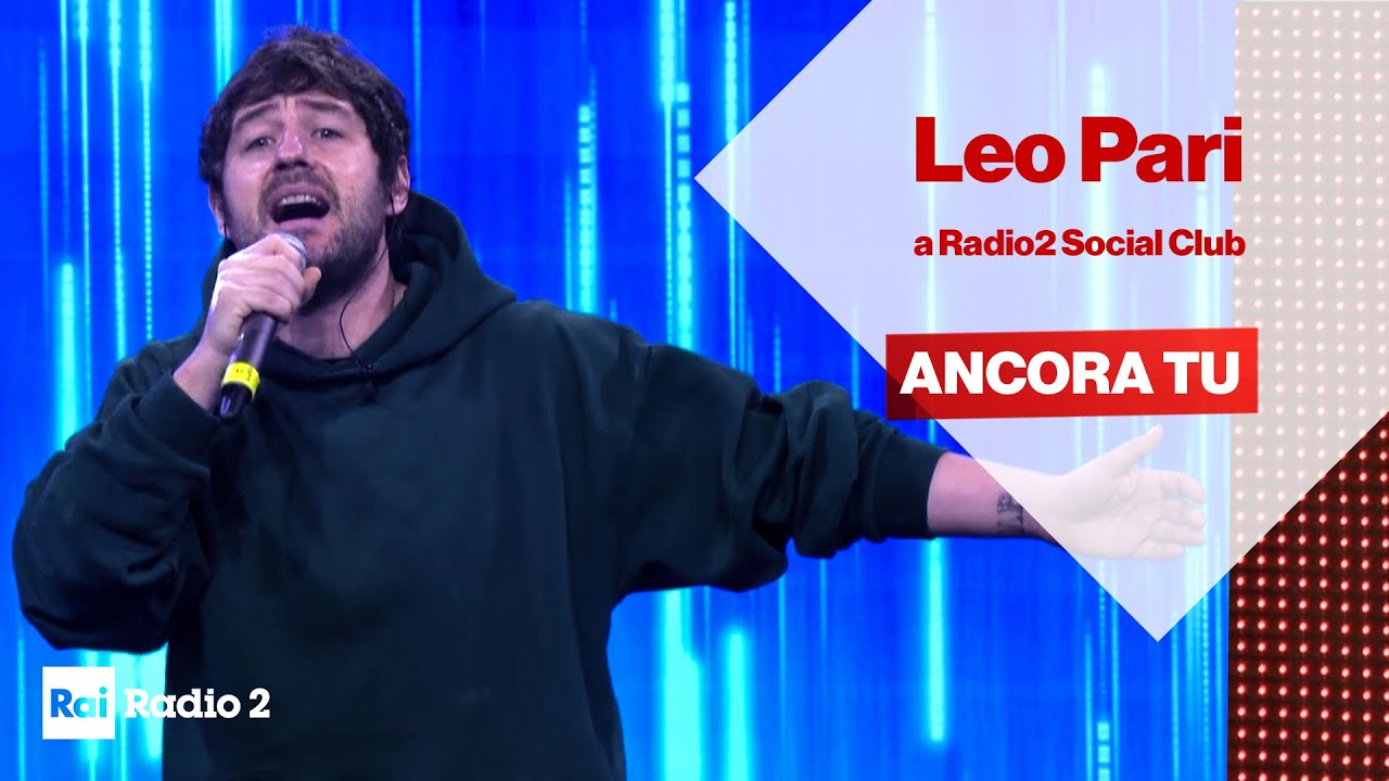 Leo Pari dal vivo a Radio2 Social Club - 