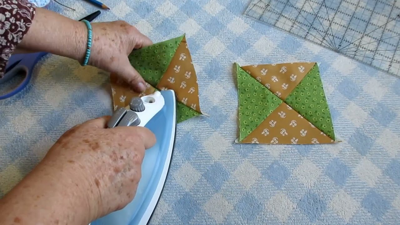 Cómo Coser el Bloque Patchwork Reloj de Arena Paso a Paso ⏳