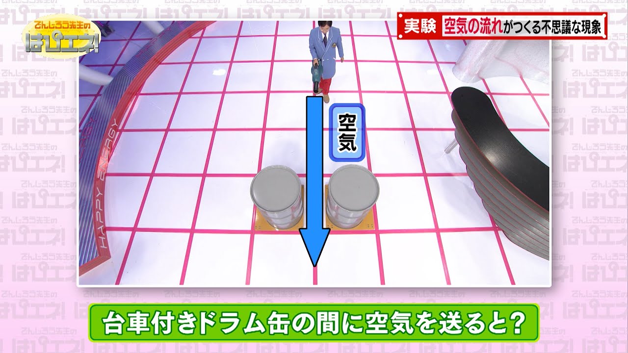 空気の流れがつくる不思議な現象／A Mysterious Phenomenon Created by the Flow of Air