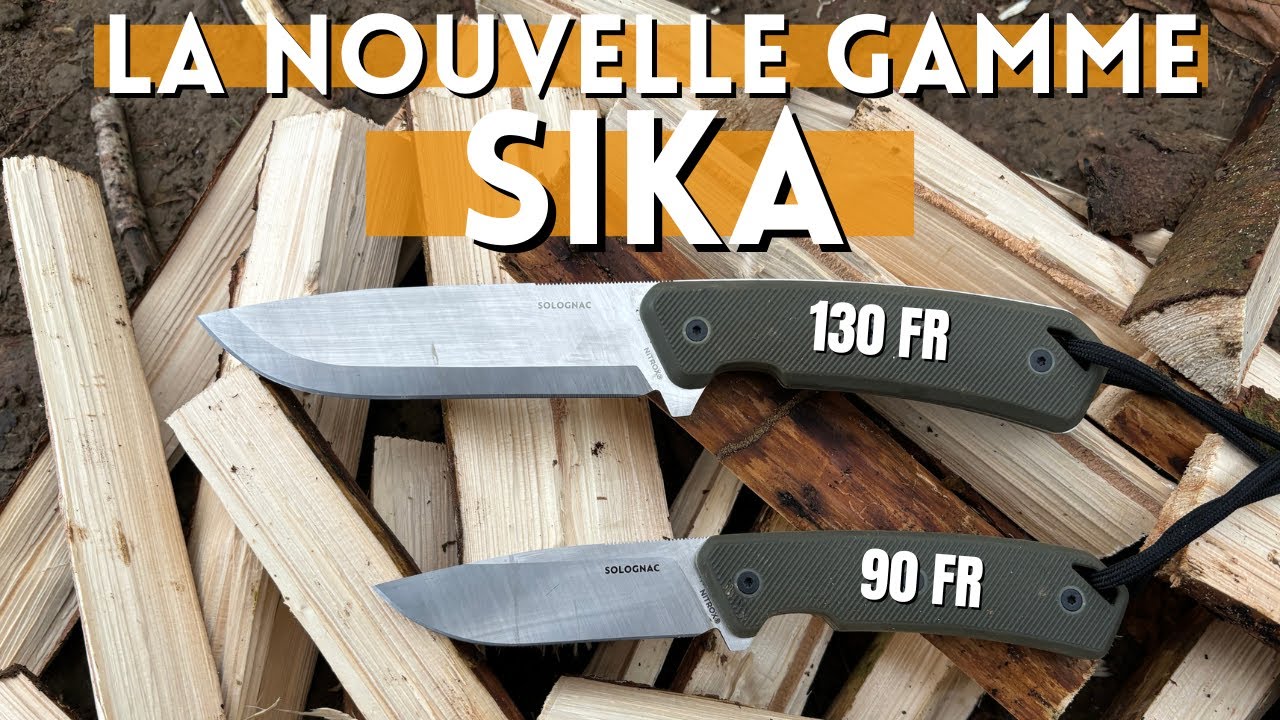 LE NOUVEAU MEILLEUR COUTEAU DE BUSHCRAFT ?! @Solognac @Decathlon_France