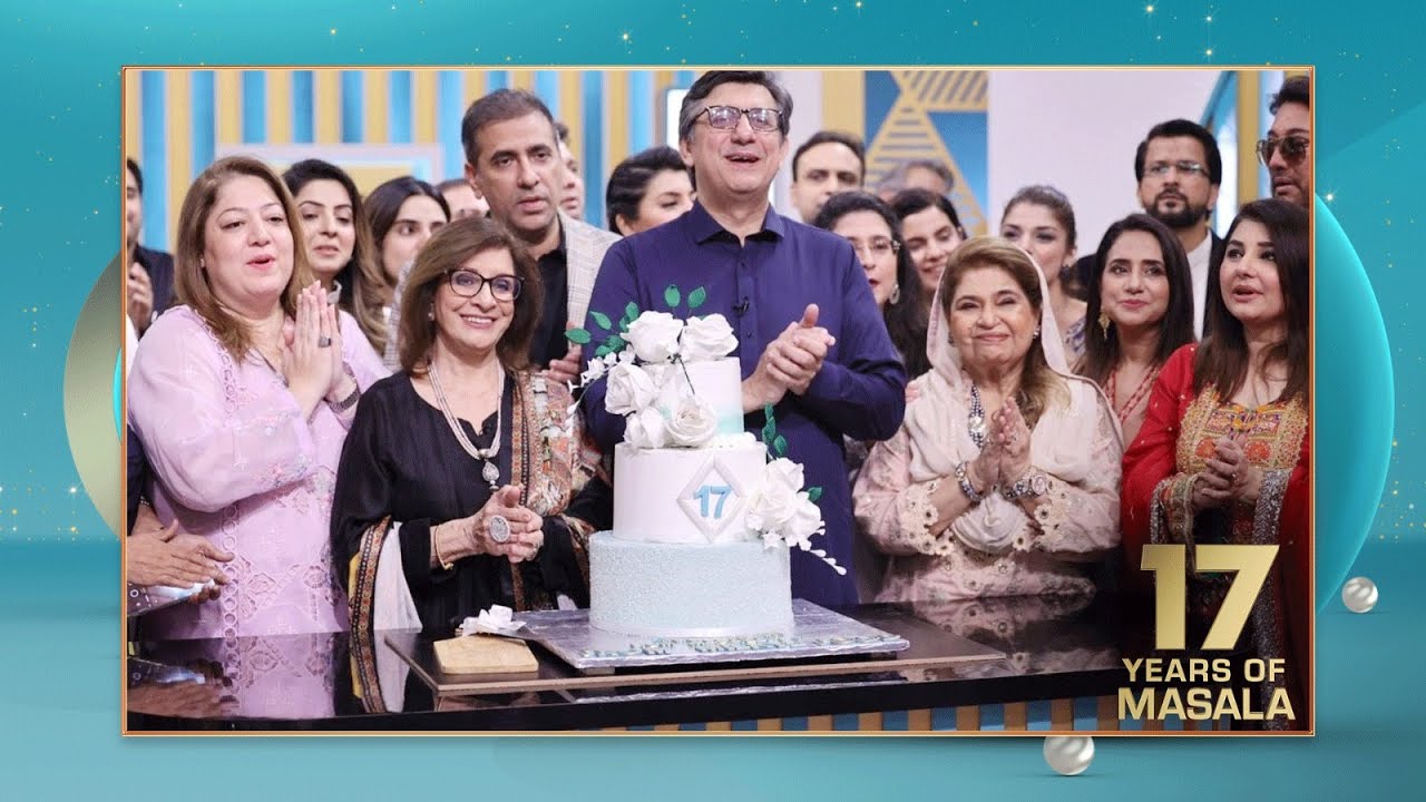 17 Years Of Masala | MasalaTV Anniversary Cake Cutting Moment | Special Transmission Of MasalaTV