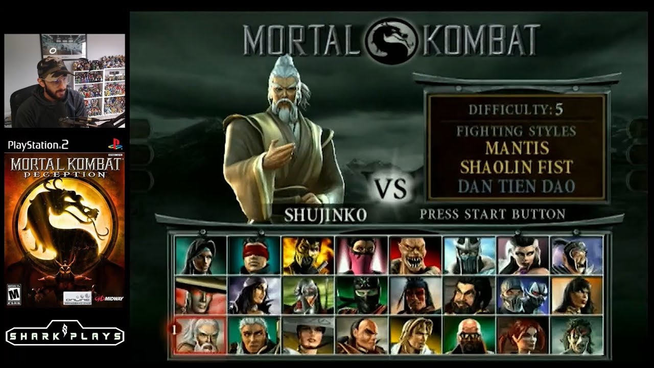 Mortal Kombat: Deception (Arcade) | Shujinko + Endings PS2 - SHARKPLAYS