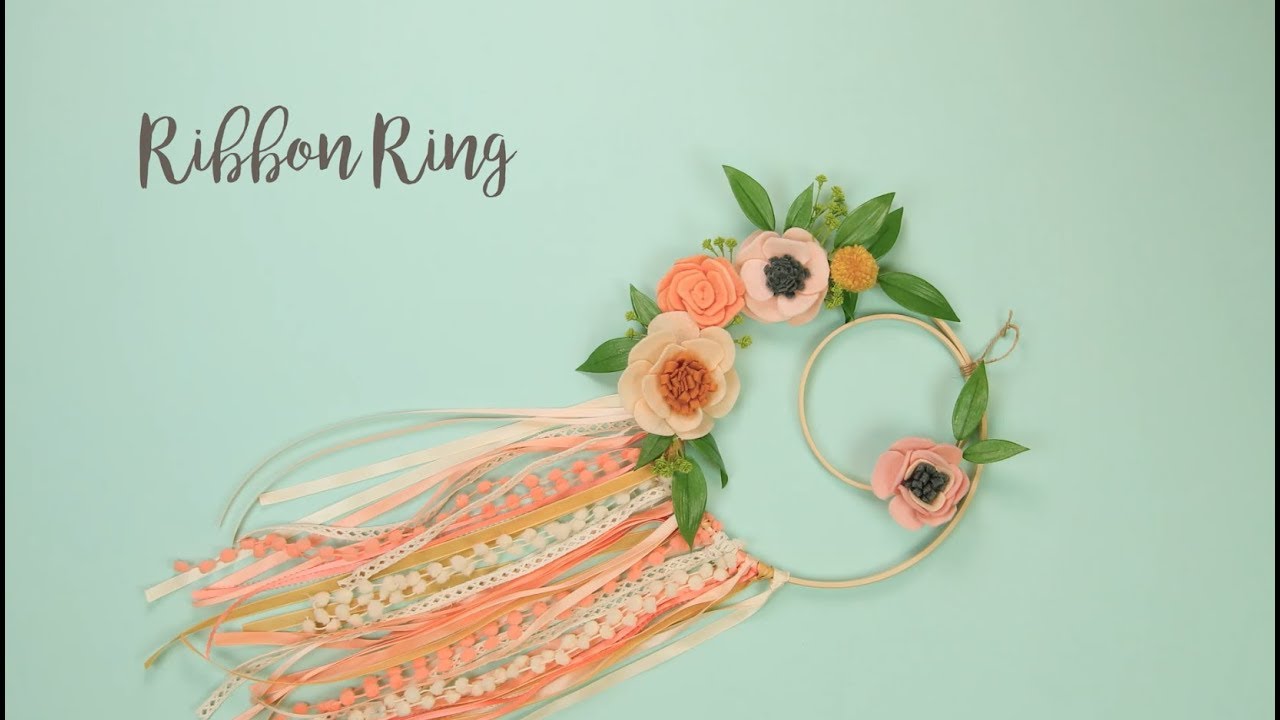 DIY Ribbon Ring | Home Decor with Offray Ribbon