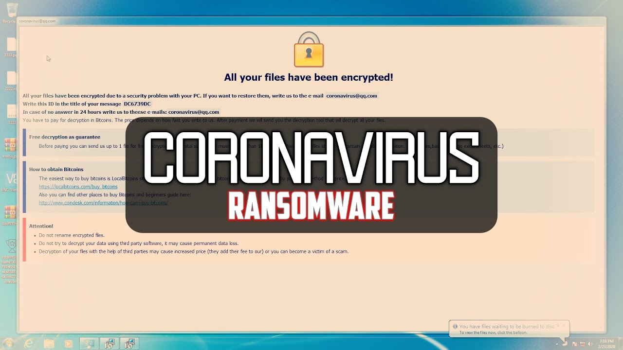 A Coronavirus Ransomware