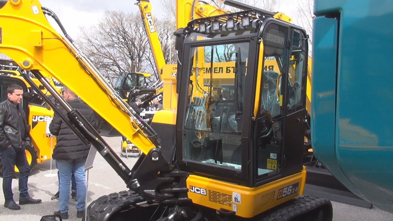 JCB 56Z-2 Mini Excavator (2023) Exterior and Interior