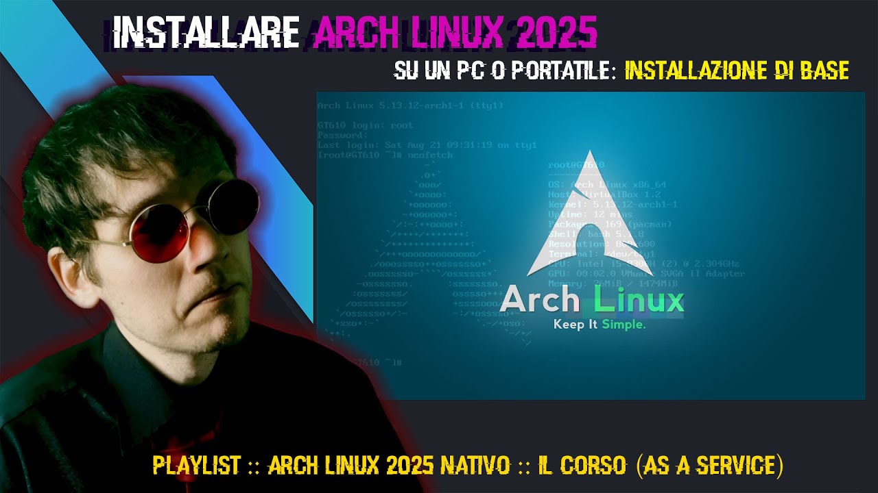 Installare Arch Linux 2025 Su Un PC o Portatile: Installazione Di Base