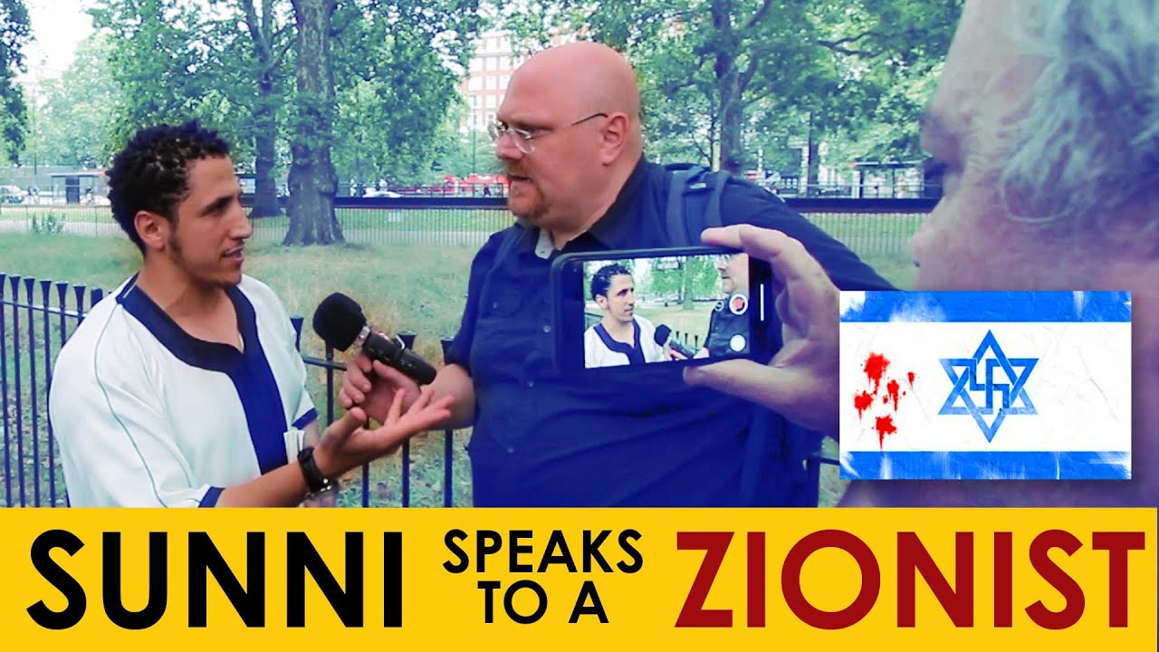 Shamsi Speaking to Zionist Jew Nehemia Gordon at Speakers Corner