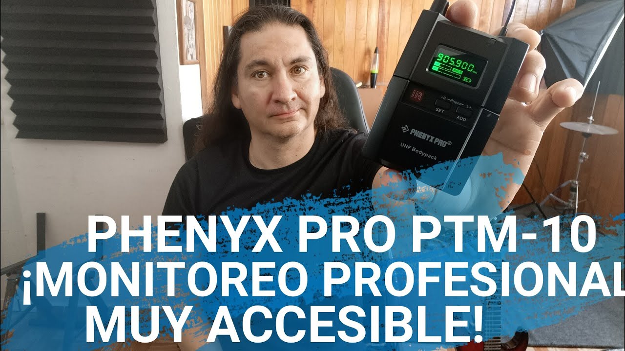RESEÑA PHENYX PRO PTM-10.. ¡MONITOREO INALAMBRICO DE GAMA ALTA Y ECONOMICO! (Review en español)