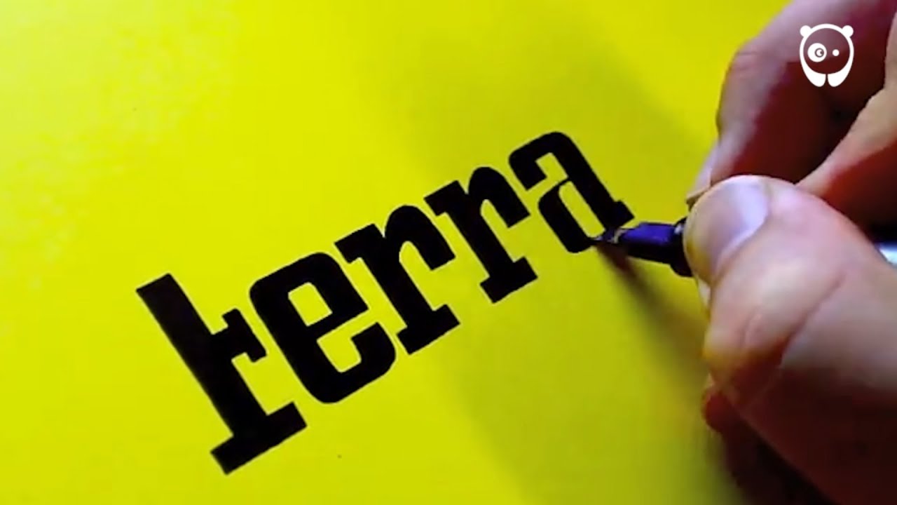 Seb Lester Recreates Famous Logos By Hand Using Calligraphy Pens