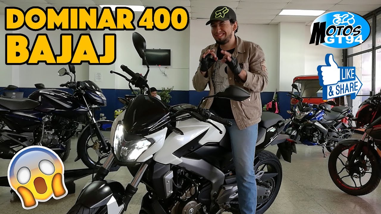 NUEVA BAJAJ DOMINAR 400 EN GUATEMALA! - MotoVlog - motosGT94
