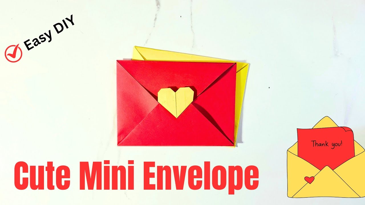 How to Make an Origami Envelope | Easy Paper Envelope DIY (No Glue)