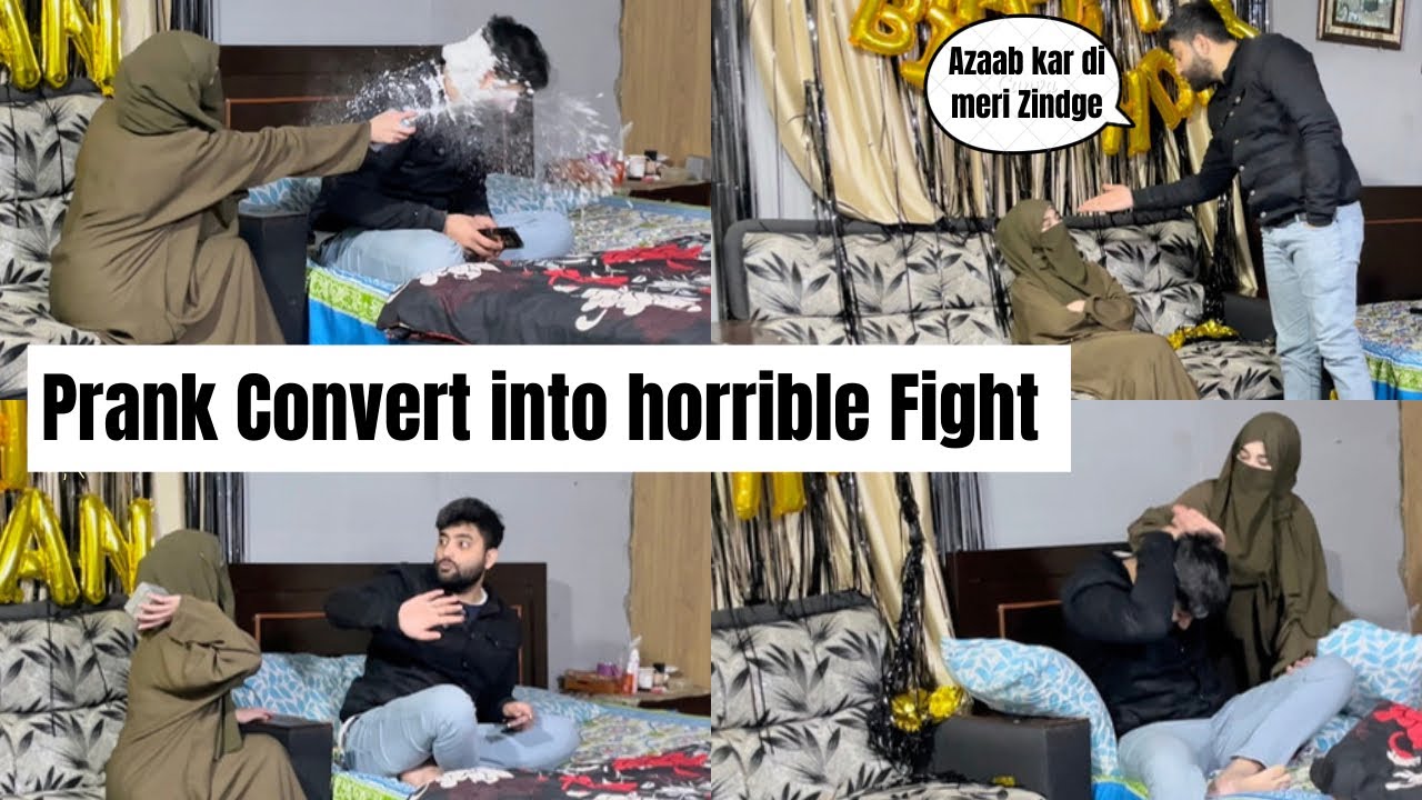 Angry prank on wife gone extremely wrong 😑aisa prank nhi dekha ho ga❤️@SulyamWorld