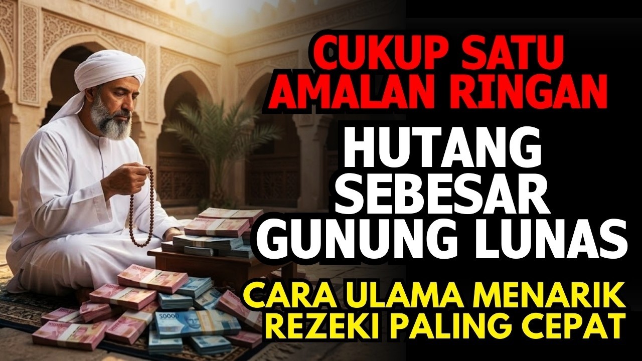 Jangan Tertipu Amalan Berat! Ulama Sepakat 1 Amalan Ringan Ini Jauh Lebih Cepat Melunasi Hutang