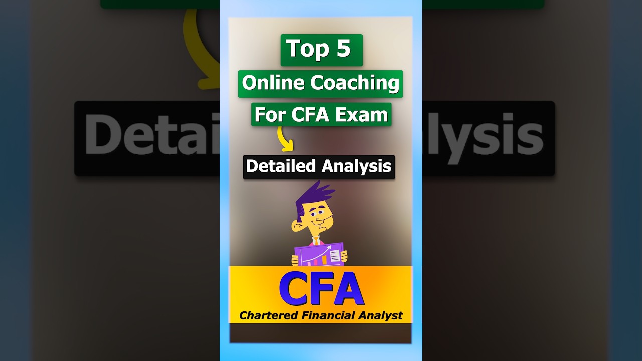 Top 5 Online Coaching for CFA | Finance by Shivam #cfa #shorts #youtubeshorts