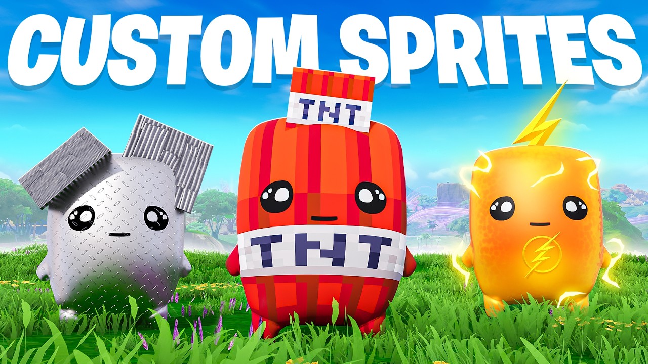 I Added CUSTOM SPRITES To Fortnite!