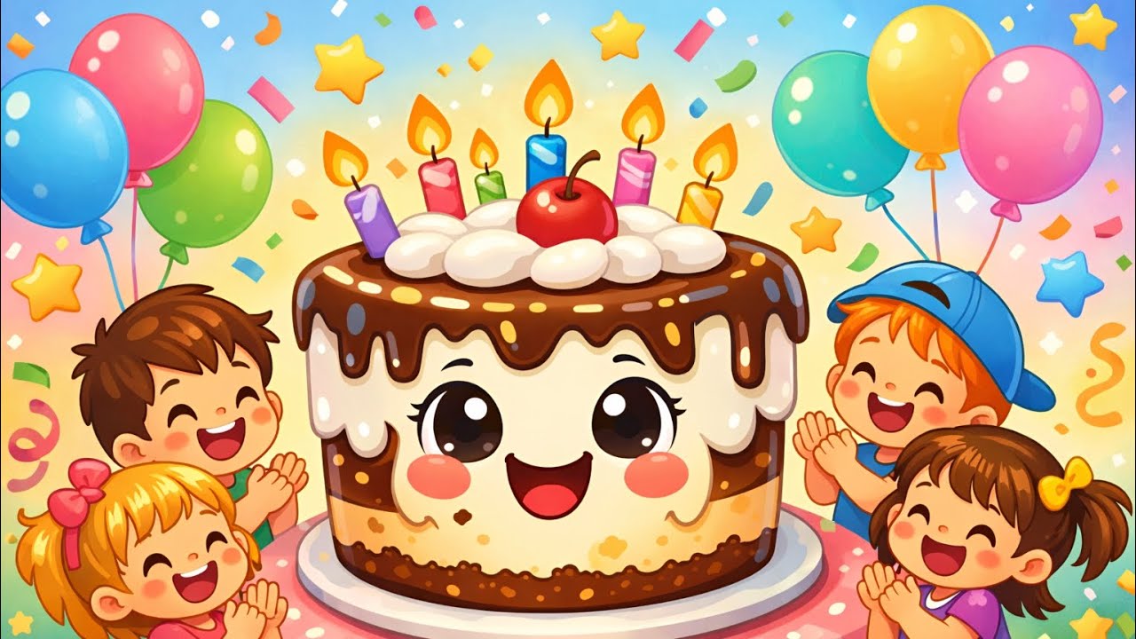 🎂 হাসিখুশি কেক 🧁 | 👶 ছোটোদের মজার কবিতা 🎉 | 🦋 Presented by Joydip Dutta✨