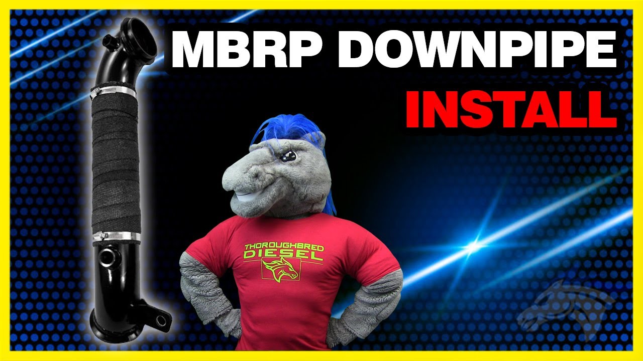 MBRP Downpipe Install: 2011 Chevy Duramax LML #GM8427