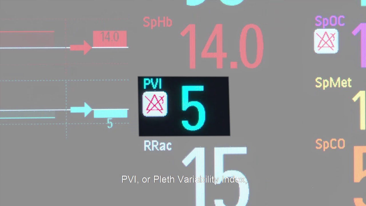 Masimo rainbow SET parameters