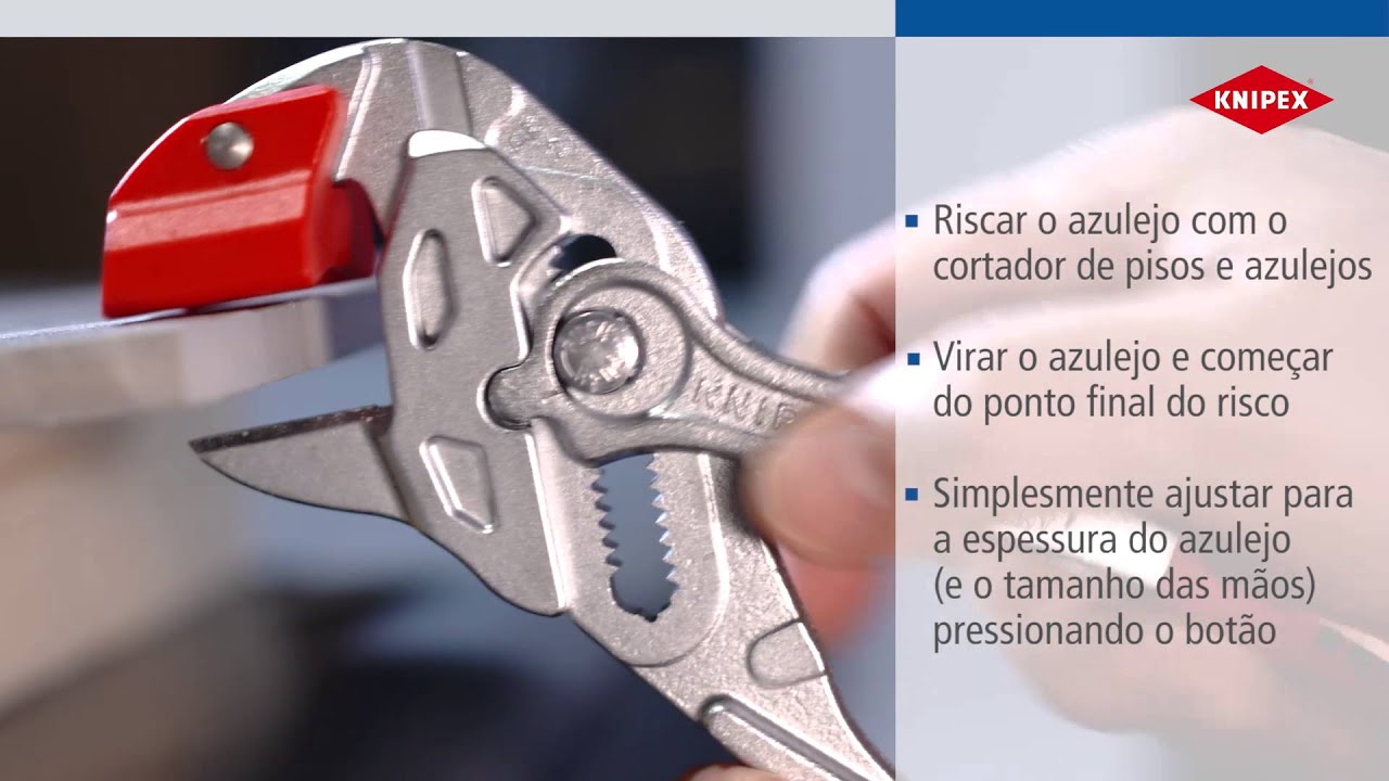 KNIPEX Turqu&ecirc;s para corte de azulejos