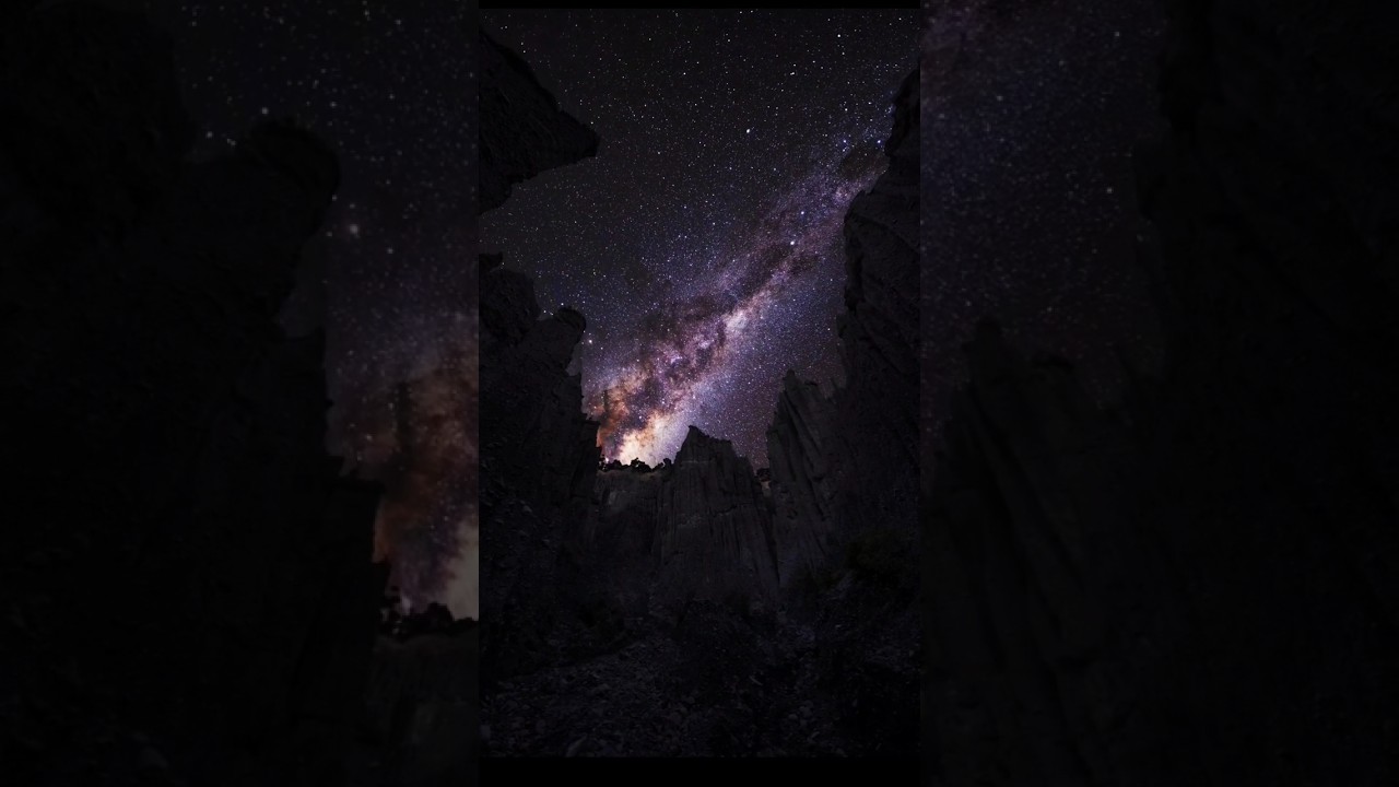 Witnessing the Night Sky's Hidden Beauty Without Light Pollution😍😍