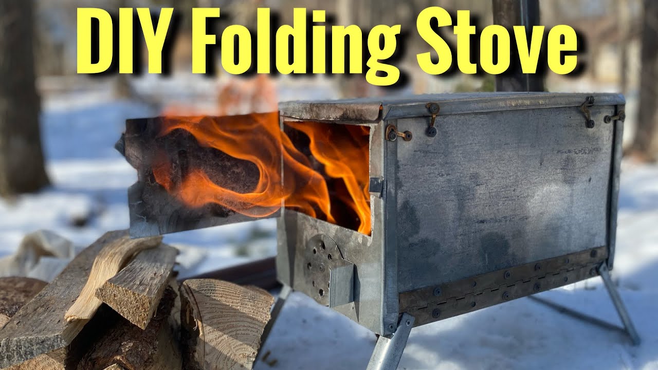 DIY Folding Hot Tent Stove From A Subscriber