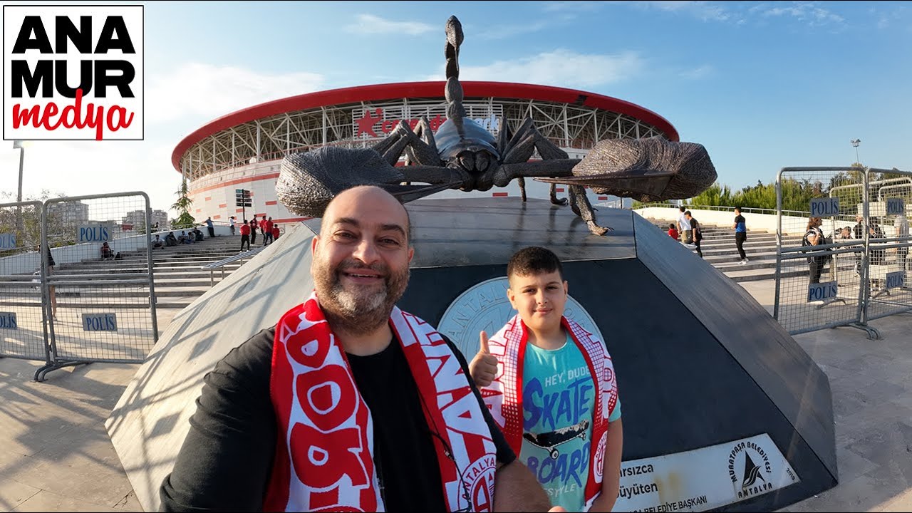 Antalyaspor-Galatasaray futbol maçı vlog / Selim'le Antalya'da gittiğimiz ilk maç / 20 Mayıs 2022