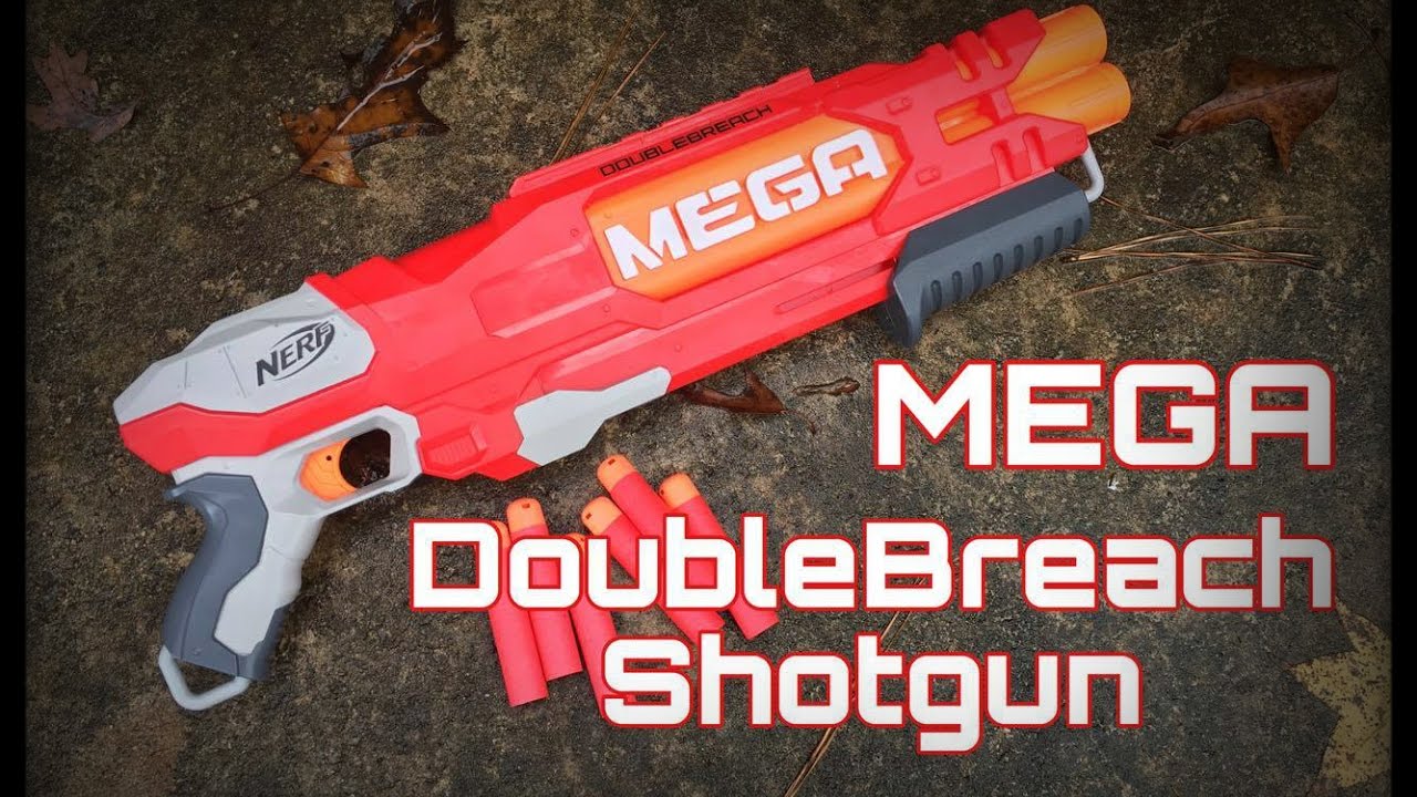 Honest Review: Nerf MEGA Double Breach (Over/Under Shotgun Unboxing+Review)