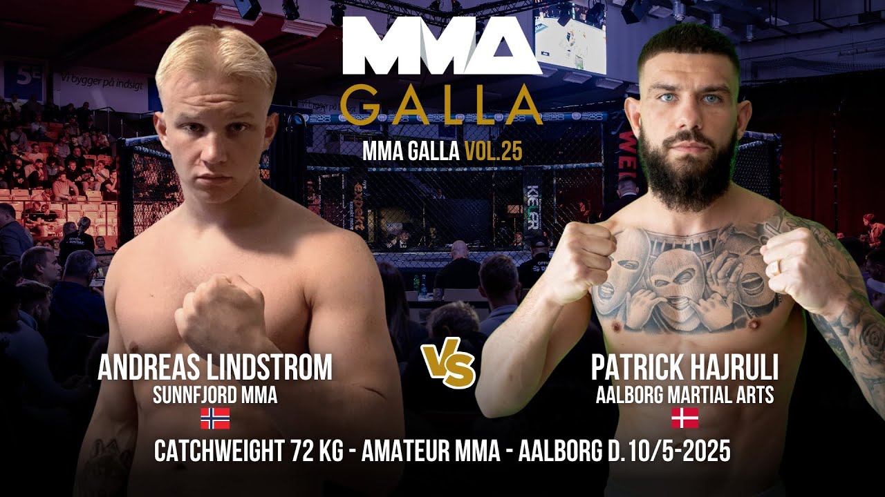 Andreas Lindstrom - Sunnfjord MMA (NO) Vs. Patrick Hajruli - Aalborg Martial Arts (DK)