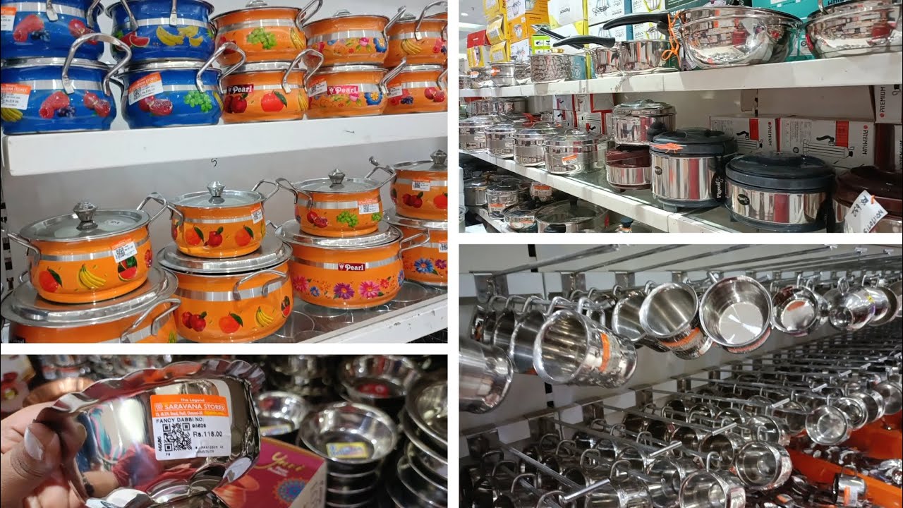 Saravana Stores stainless steel#stainlesssteel#dmartkitchenproductslow price#dmart#dmartorganizers