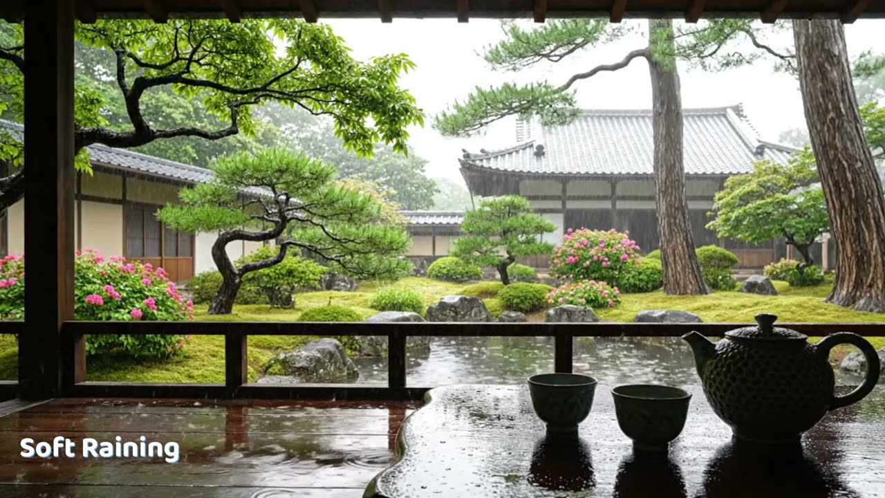 Soft Raining 07 Hours-Sleeping full day #relaxingsounds #rainingsound #fypシ゚viral #viralvideo