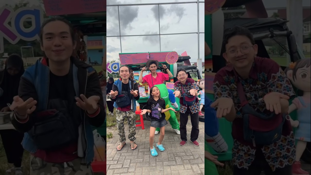 JOGED BARENG SAMA TEMAN LEIKA 🤣😂 JOGET TIKTOK 😎😱#leika #viral #shorts