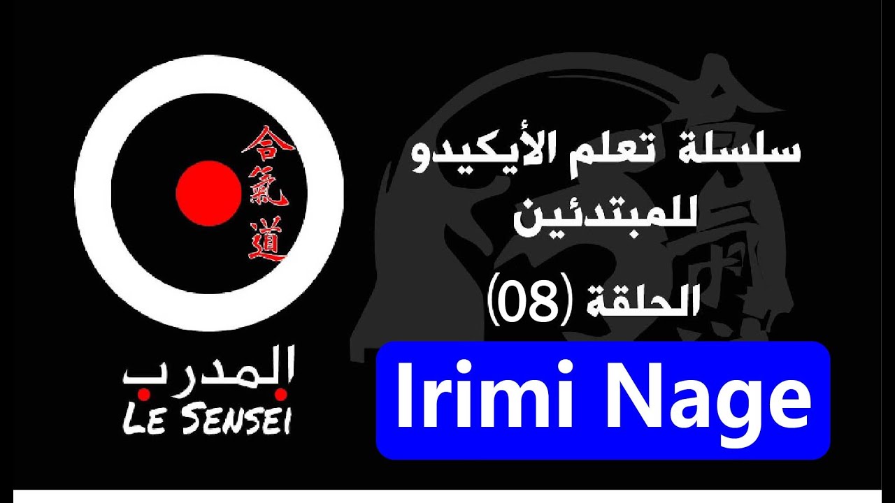 سلسلة تعليم الأيكيدو من الصفر للمبتدئين الحلقة(08) Irimi Nage(فنون الدفاع عن النفس)قتال الشوارع