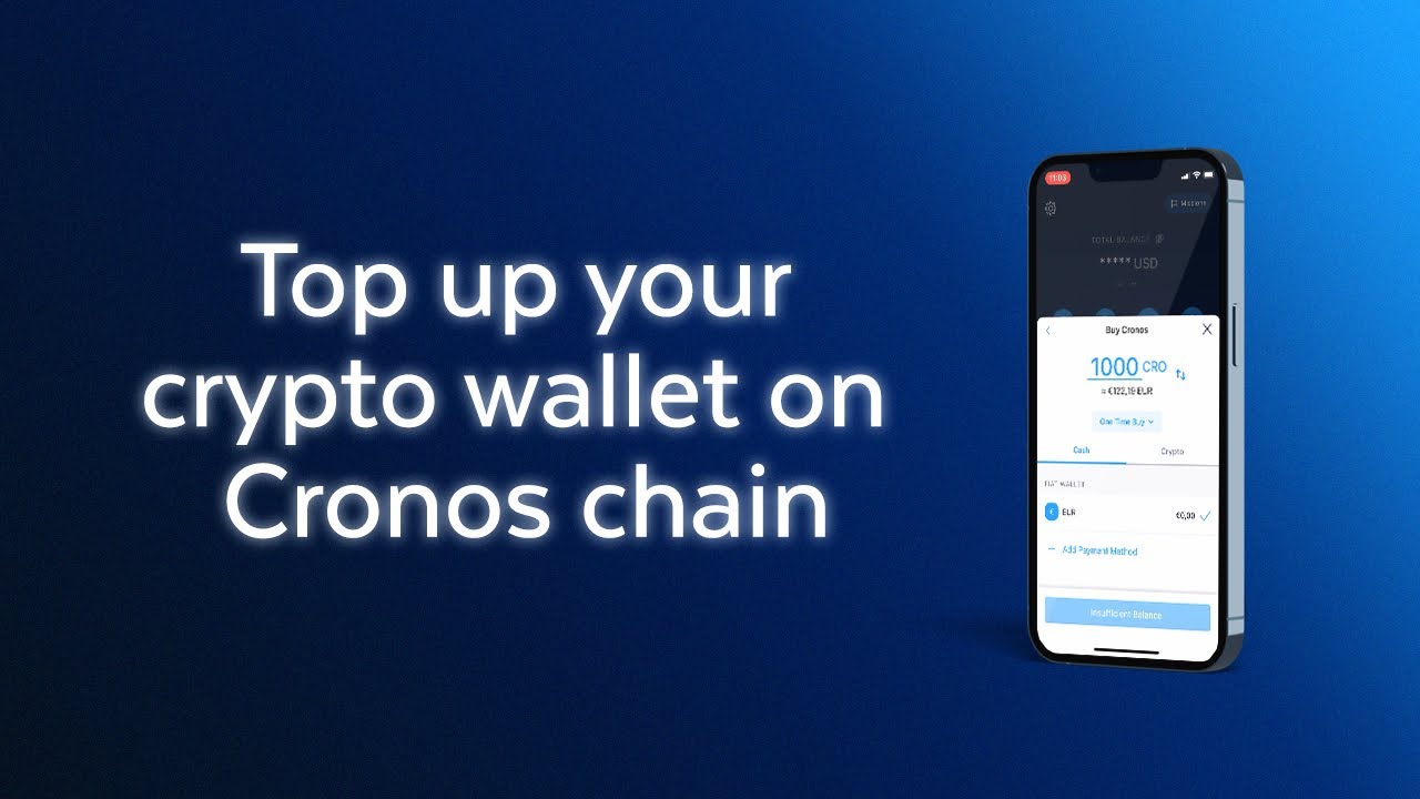 Cronos tutorial: Top up your crypto wallet on Cronos chain